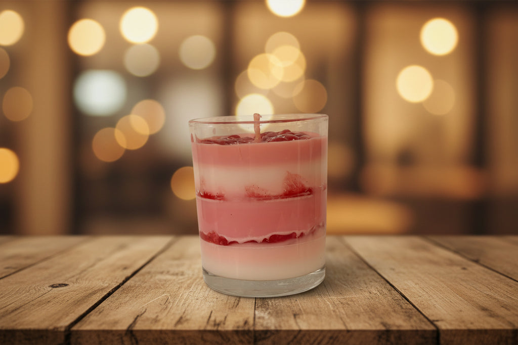 Japanese Cherry Blossom Jelly Candle