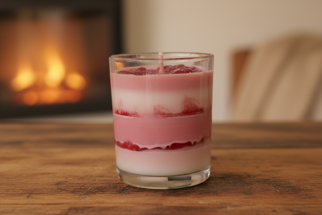 Japanese Cherry Blossom Jelly Candle